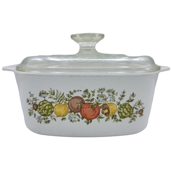 Corning Ware 1969-1972 Spice Of Life A-1-1/2-B 1.5 Litre Casserole Dish With Lid - Picture 3 of 16